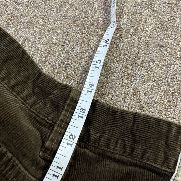 Vintage Polo Ralph Lauren Brown Cargo Corduroy Pants 35x32 158/941 - Picture 11 of 12